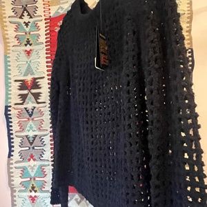 Zadig and Voltaire Beautiful NEW with Tags Long Sleeve black knit top